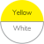 Жовтий/ Білий