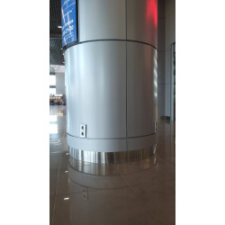 Плінтус із нержавіючої сталі